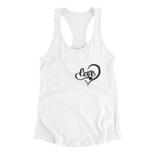 Load image into Gallery viewer, Buy Online Unique High Quality "LOVE" Racerback Tank Top - J. Wesley Collection