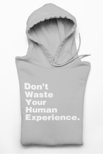 Load image into Gallery viewer, Buy Online Unique High Quality &quot;Don&#39;t Waste Your Human Experience&quot; Men&#39;s Hoodie - J. Wesley Collection
