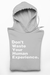 Buy Online Unique High Quality "Don't Waste Your Human Experience" Men's Hoodie - J. Wesley Collection