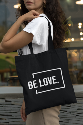 Buy Online Unique High Quality Be Love Tote Bag (Black) - J. Wesley Collection