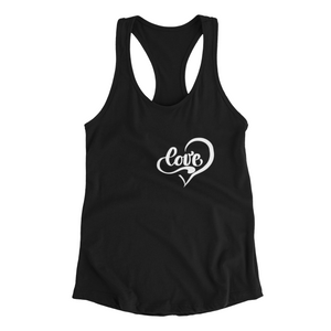 Buy Online Unique High Quality "LOVE" Racerback Tank Top - J. Wesley Collection